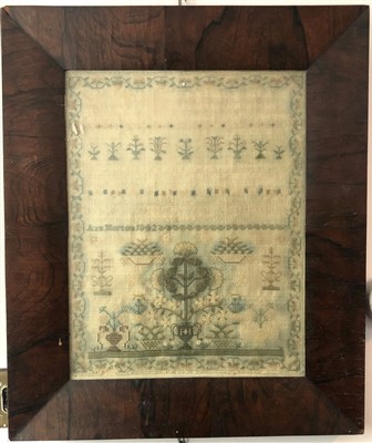 Lot 3209 - A 19th century sampler by Ann Morton, dated...