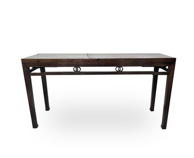 Lot 102 - A Chinese hardwood altar table, early 20th...