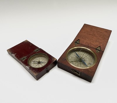 Lot 540 - A mid 19th century mahogany cased travel...
