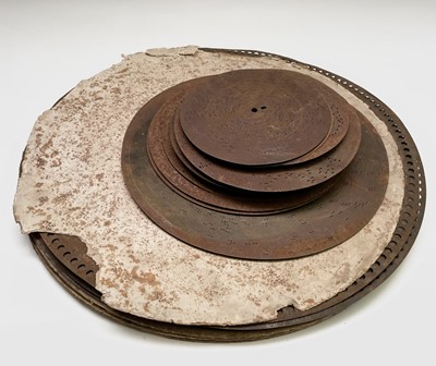 Lot 161 - Seven polyphon or symphonium discs, diameter...