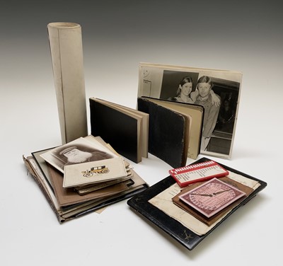 Lot 178 - An Edwardian autograph album, another album,...