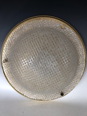 Lot 394 - A circa 1970s Schroder gilt brass and glass...