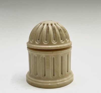 Lot 27 - An early 19th-century ornamental ivory turned...