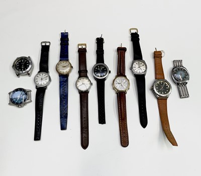 Lot 95 - Bag of watches and a watch case