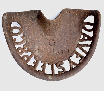 Lot 412 - A cast metal 'Davey Sleep & Co Limited'...