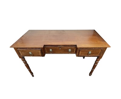 Lot 3116 - A George IV mahogany inverted breakfront side...