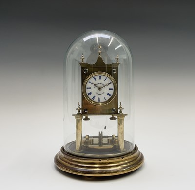 Lot 2911 - A rare torsion clock, by Johan Harder, late...