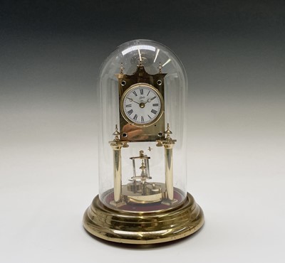 Lot 2915 - A German Schatz brass 400 day torsion clock,...
