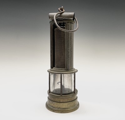 Lot 298 - A Clanny type miners lamp, late 19th century,...