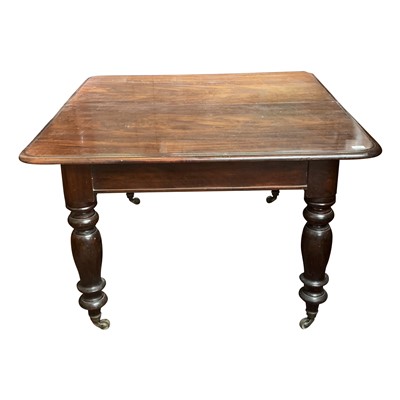 Lot 3364 - A Victorian mahogany extending dining table,...