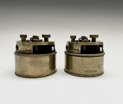 Lot 549 - A brass circular pocket sextant by A. Hobbs,...