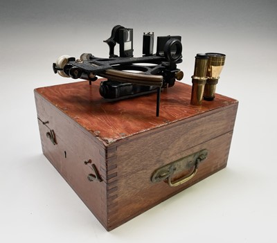 Lot 551 - A Kelvin Hughes sextant, the Husun, named H...