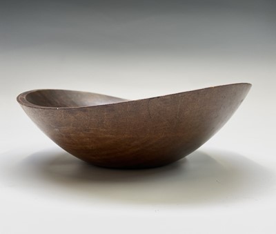 Lot 301 - John Makepeace (1939), An early turned walnut...