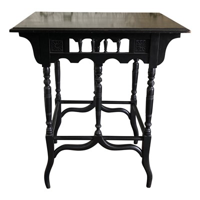Lot 3374 - A good high Victorian ebonised occasional...