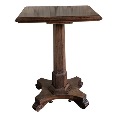 Lot 3377 - A William IV occasional table on octagonal...