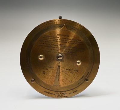 Lot 558 - A Negretti & Zambra gilt cased compensated...