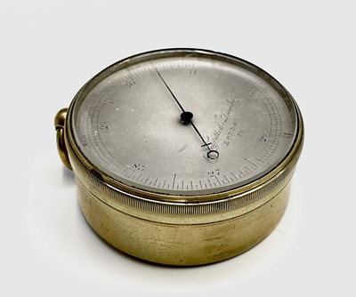 Lot 579 - A Negretti & Zambra pocket barometer, circa...