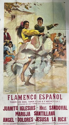Lot 383 - Flamenco Interest: A mid century laminograf...