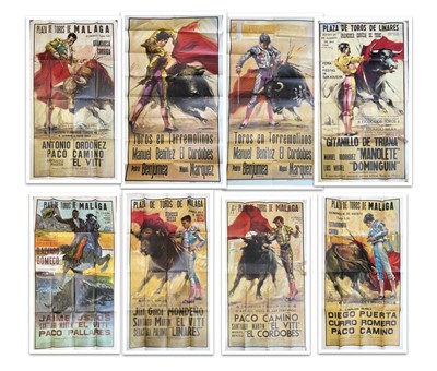 Lot 384 - Bull Fighting Interest: A collection of eight...