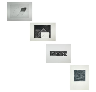 Lot 165 - Four Cornish Etchings - Roy Conn, Ralph...