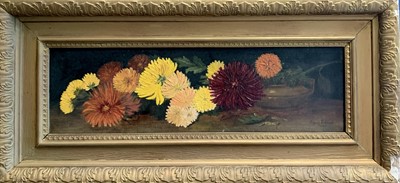 Lot 1401 - Emily LEDBROOK (1886-1932) Floral Still Life...
