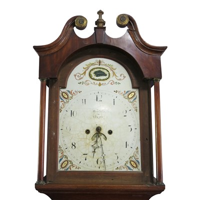Lot 3014 - A George III mahogany eight day longcase clock,...