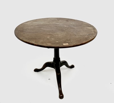 Lot 3054 - A George III mahogany tripod table, the...