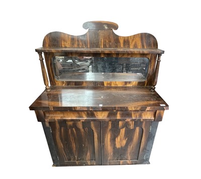 Lot 3161 - A Regency Zebra Wood Chiffonier, height 136cm,...
