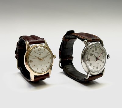 Lot 26 - A Frey & Co military style gentleman's steel...