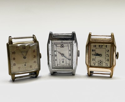 Lot 35 - Three gentleman's rectangular cased...