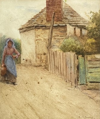 Lot 95 - Frederick McNamara EVANS (1859-1929) Woman...