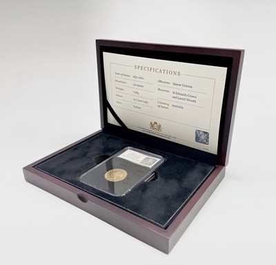 Lot 191 - Australian 1868 Sydney Mint gold sovereign. In...