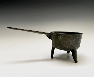 Lot 181 - A bronze skillet, circa 1800, by Robert Street...