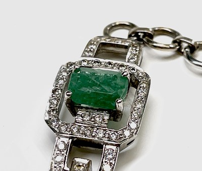 Lot 184 - An impressive Mappin and Webb 18ct white gold...