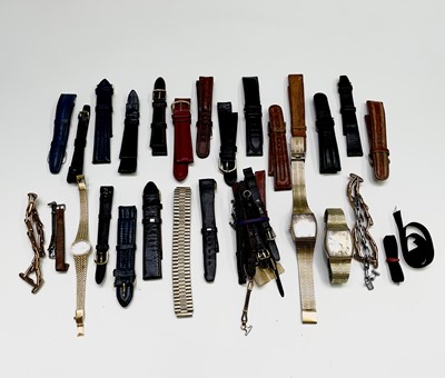 Lot 186 - Watch straps etc.