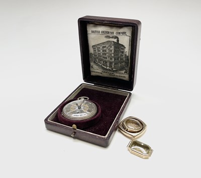 Lot 37 - A Victorian key wind open face pocket watch...