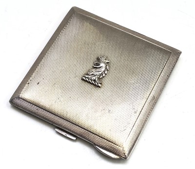Lot 2047 - A John William Barrett engine turned silver...