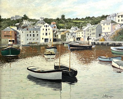 Lot 101 - James R. RICHARDSON (XX) Mevagissey Oil on...