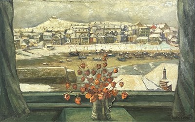 Lot 29 - Eileen IZARD Winter, St Ives Harbour Through...