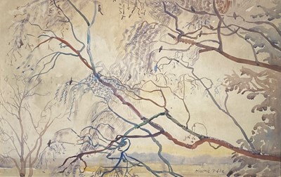 Lot 111 - Misomé PEILE (1907-1989) Riverside Willow...
