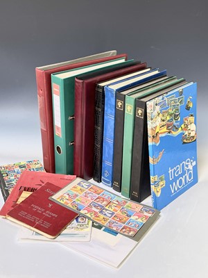 Lot 447 - G.B. and World Stamps Collection in 8 volumes...