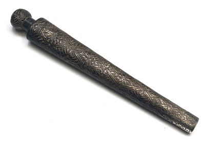 Lot 2600 - A Victorian long conical scent bottle by Simon...