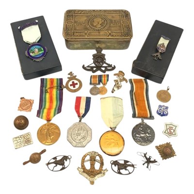 Lot 2788 - A First World War pair of medals to 624089...