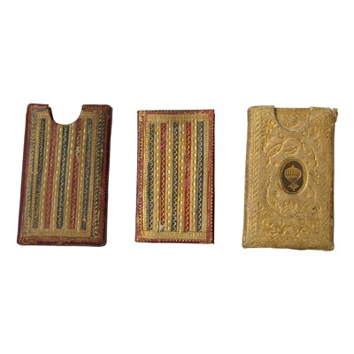 Lot 2791 - Two miniature George lll almanacs, one dated...
