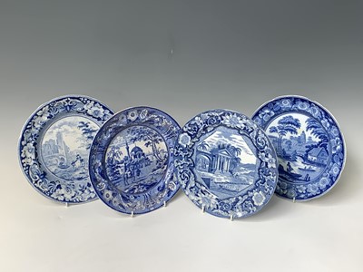Lot 35 - A Tchiurluk pattern dinner plate from the...