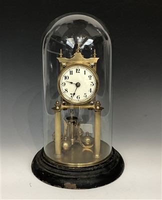 Lot 3036 - An early 20th Century Anniversary clock, with...