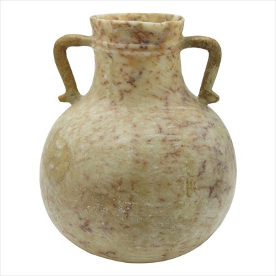 Lot 268 - An Egyptian large alabaster vase, possibly...