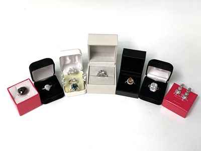 Lot 149 - A silver Fiorelli ring, boxed, together with...