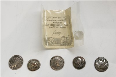 Lot 2677 - A group of five 19th century silver plated...