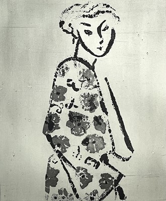 Lot 37 - Rose HILTON (1931-2019) Courtesan Etching...